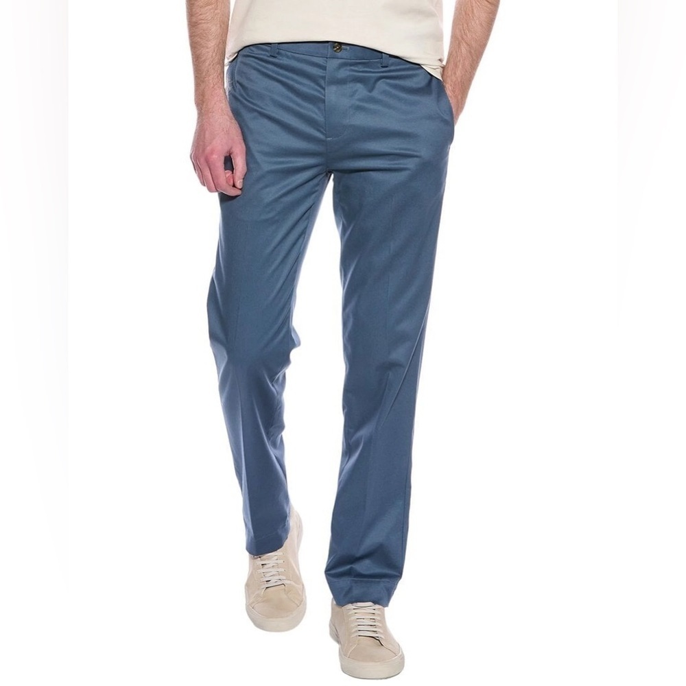 NWT Brooks Brothers Men's Advantage Chino Pants Blue 34x32 Wrinkle Resistant